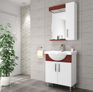 Yakamoz 65cm Dolap Takımı