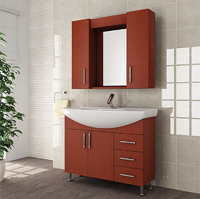 Rustik 100cm Dolap Takımı